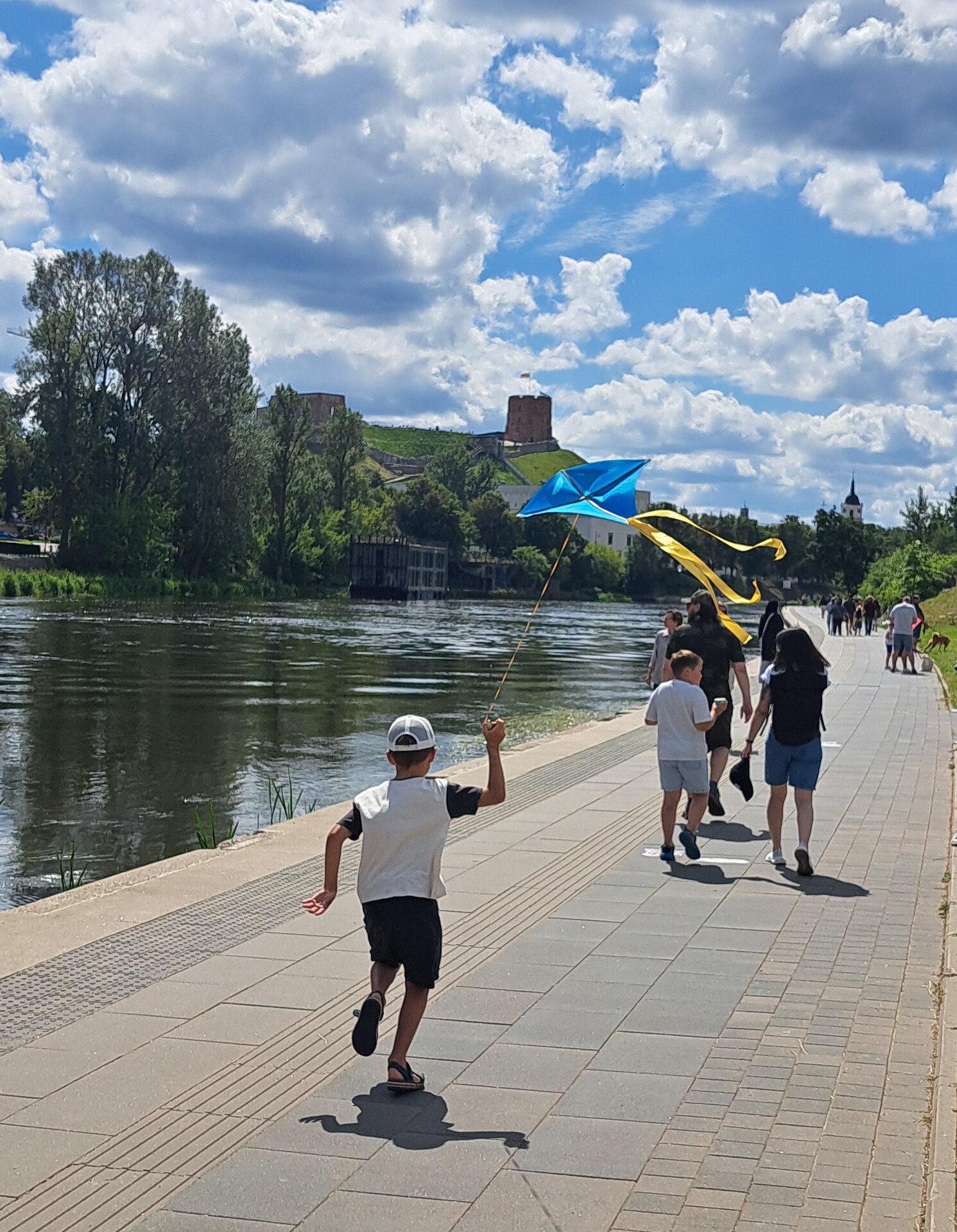 Aitvarėlių dirbtuvės Upės festivalyje Vilniuje